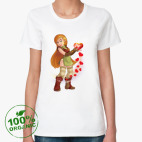 Женская футболка органик