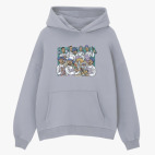 Толстовка худи оверсайз