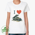 Женская футболка органик