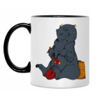 Кружка двухцветная