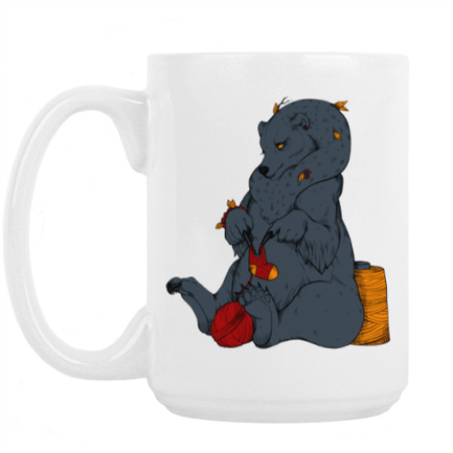 Кружка с принтом Тепло Медведицы