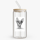 Банка с бамбуковой крышкой