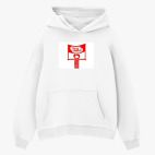 Толстовка худи оверсайз