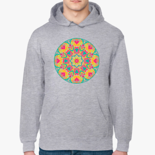 Толстовка худи с принтом Мандала