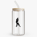 Банка с бамбуковой крышкой