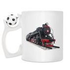 Кружка с футбольным мячиком