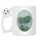 Кружка с футбольным мячиком