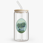 Банка с бамбуковой крышкой