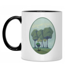 Кружка двухцветная