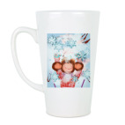 Кружка латте (510 мл) Обезьянка и снег