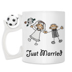 Кружка с футбольным мячиком