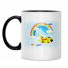 Кружка двухцветная