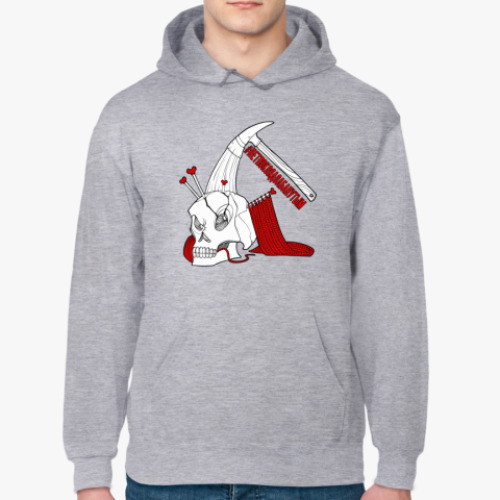 Толстовка худи с принтом Нет нам покоя