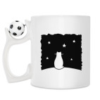 Кружка с футбольным мячиком