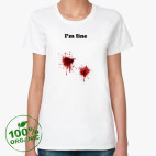 Женская футболка органик