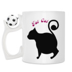 Кружка с футбольным мячиком