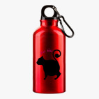 Металлическая бутылка 400 мл UV-DTF