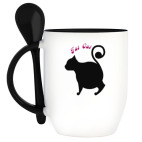 Кружка с ложкой