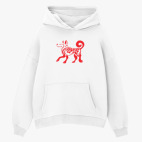 Толстовка худи оверсайз