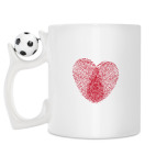 Кружка с футбольным мячиком