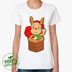 Женская футболка органик