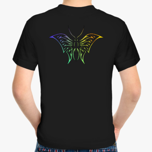 Детская футболка с принтом Бабочка