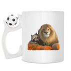 Кружка с футбольным мячиком