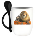 Кружка с ложкой