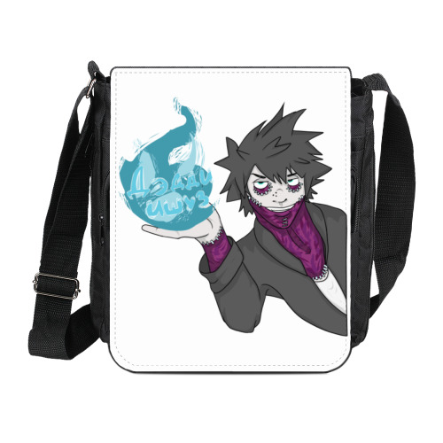 Сумка на плечо (мини-планшет) с принтом Даби аниме Моя геройская академия
