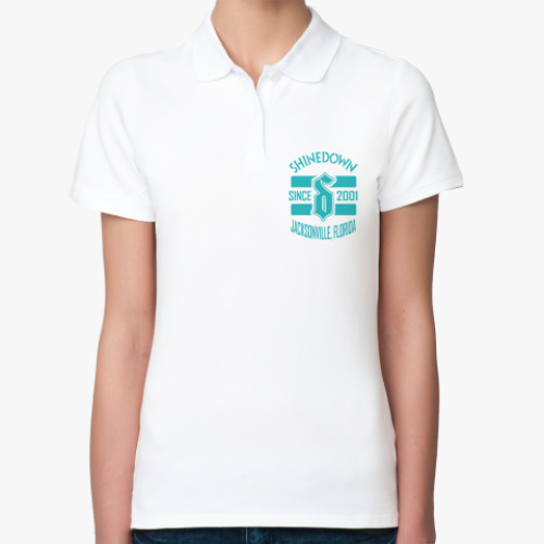 Женская рубашка поло (печать) Shinedown