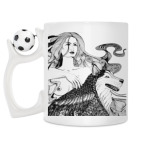 Кружка с футбольным мячиком