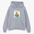 Толстовка худи оверсайз