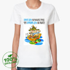 Женская футболка органик