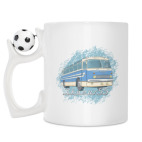 Кружка с футбольным мячиком