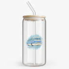 Банка с бамбуковой крышкой