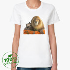 Женская футболка органик