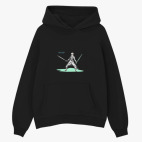 Толстовка худи оверсайз