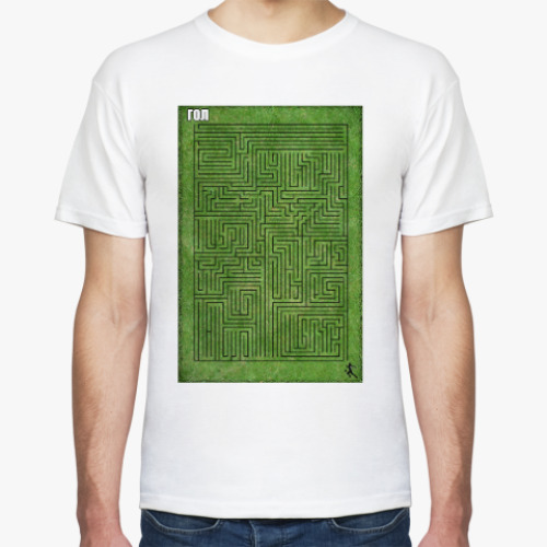 Футболка с принтом Лабиринт