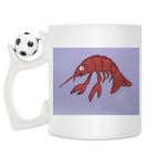 Кружка с футбольным мячиком