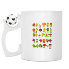 Кружка с футбольным мячиком