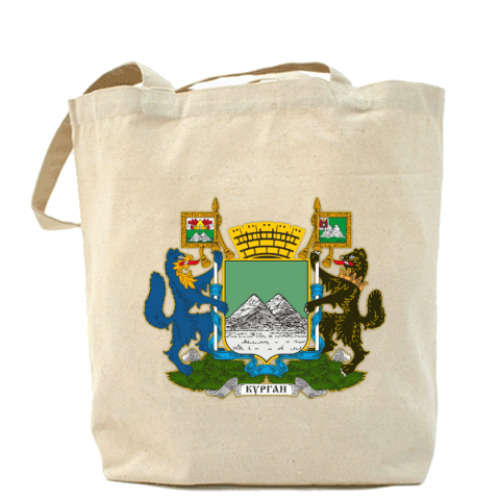 Сумка шоппер с принтом Герб города Курган