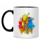 Кружка двухцветная