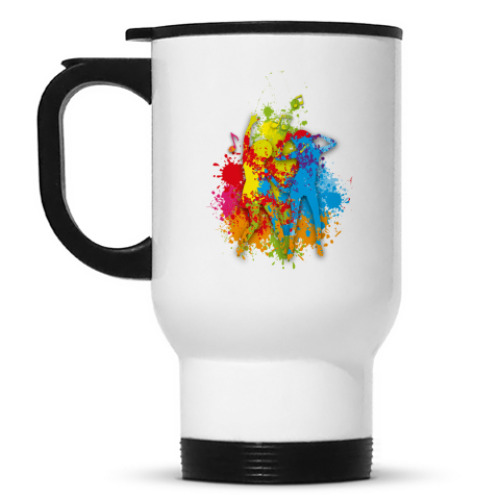 Кружка-термос с принтом Dance