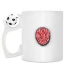 Кружка с футбольным мячиком