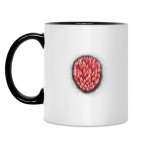 Кружка двухцветная