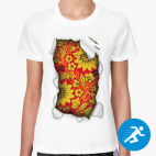 Женская спортивная футболка