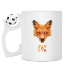 Кружка с футбольным мячиком