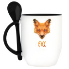 Кружка с ложкой