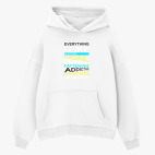 Толстовка худи оверсайз