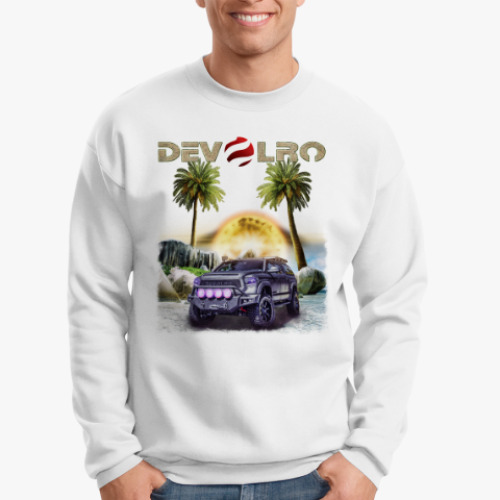 Свитшот с принтом DEVOLRO